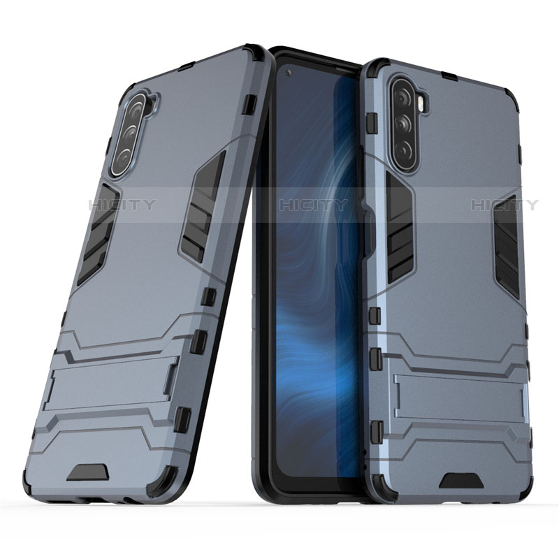 Silikon Hülle Handyhülle und Kunststoff Schutzhülle Hartschalen Tasche mit Ständer für Huawei Mate 40 Lite 5G