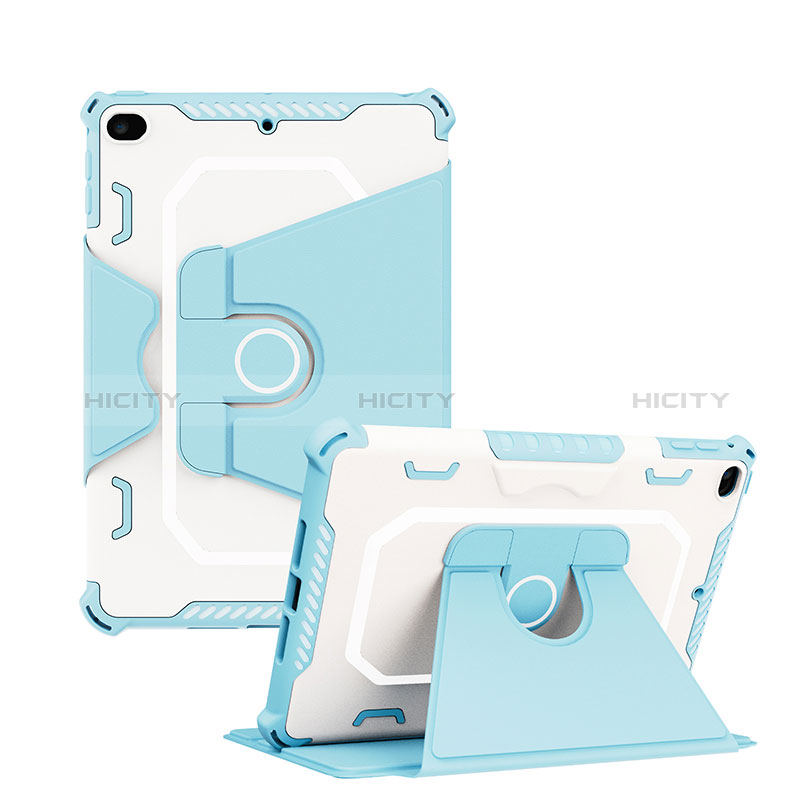 Silikon Hülle Handyhülle und Kunststoff Schutzhülle Hartschalen Tasche mit Ständer L04 für Apple iPad Mini 4 groß