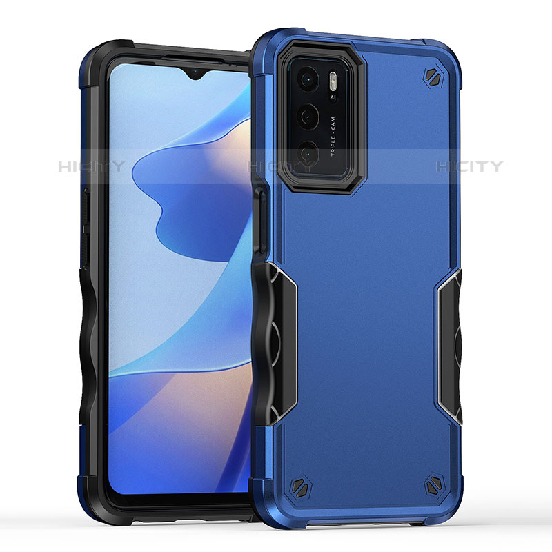 Silikon Hülle Handyhülle und Kunststoff Schutzhülle Hartschalen Tasche QW1 für Oppo A16s