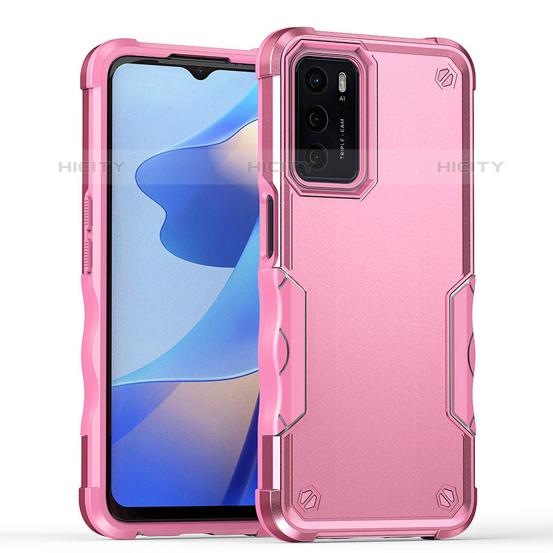 Silikon Hülle Handyhülle und Kunststoff Schutzhülle Hartschalen Tasche QW1 für Oppo A16s