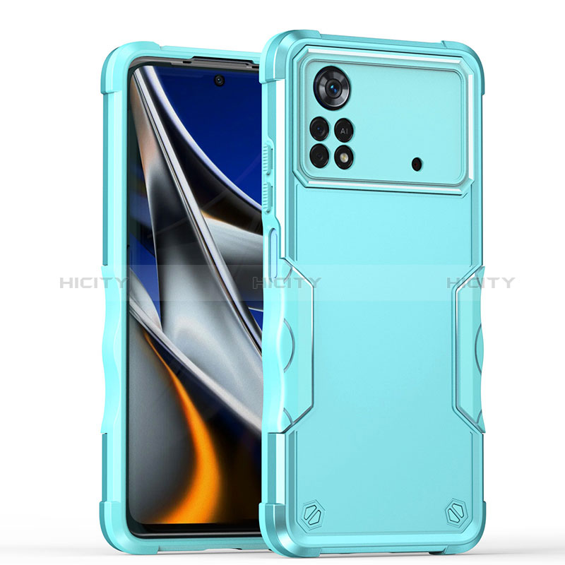 Silikon Hülle Handyhülle und Kunststoff Schutzhülle Hartschalen Tasche QW1 für Xiaomi Redmi Note 11E Pro 5G