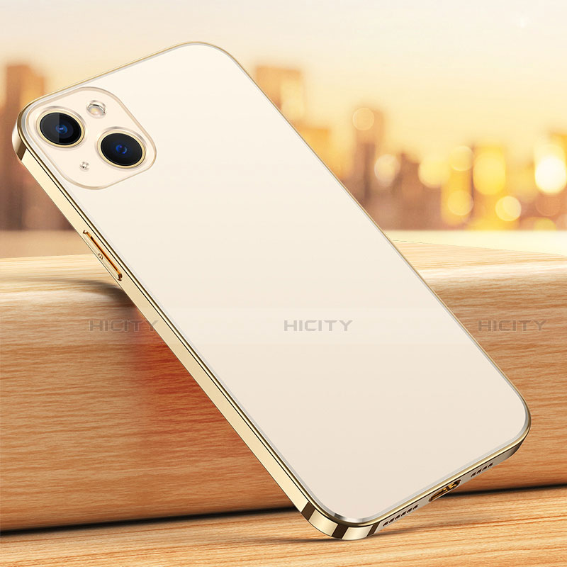 Silikon Hülle Handyhülle und Kunststoff Schutzhülle Hartschalen Tasche U02 für Apple iPhone 13