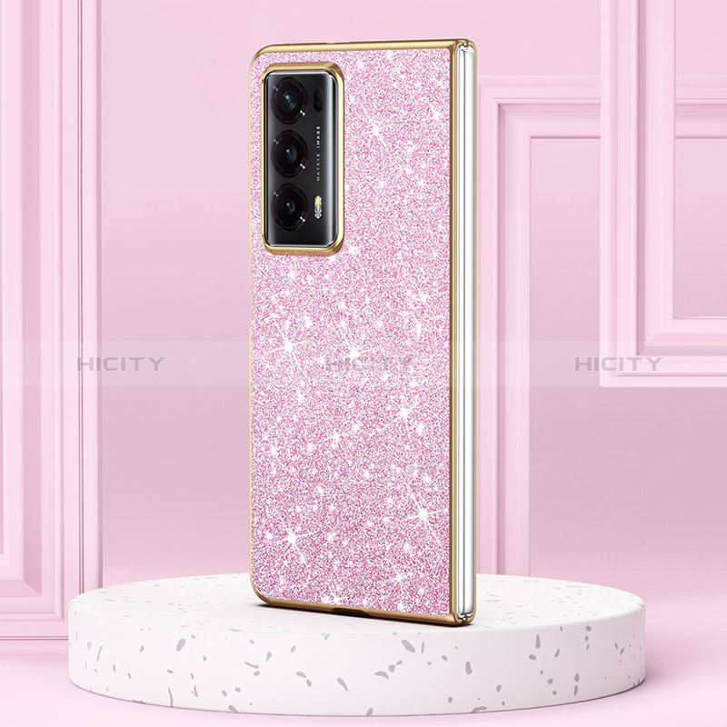 Silikon Hülle Handyhülle und Kunststoff Schutzhülle Hartschalen Tasche Vorder und Rückseite 360 Grad Ganzkörper Bling-Bling für Huawei Honor Magic V2 5G