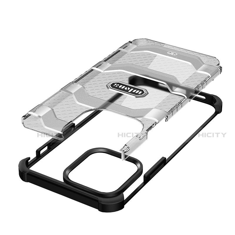 Silikon Hülle Handyhülle und Kunststoff Schutzhülle Hartschalen Tasche Vorder und Rückseite 360 Grad Ganzkörper U02 für Apple iPhone 13 Pro
