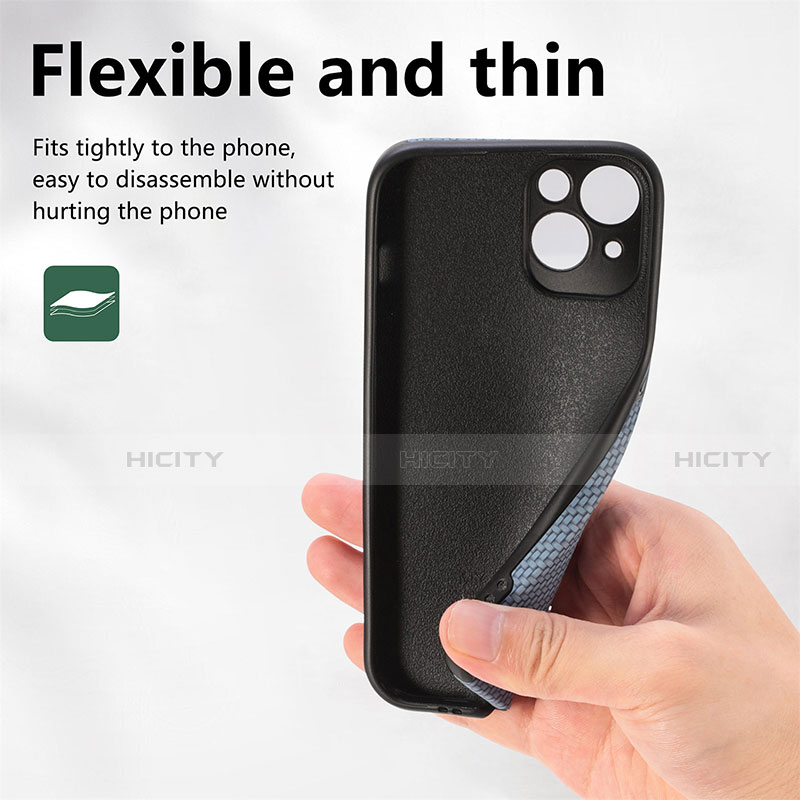 Silikon Hülle Handyhülle und Kunststoff Schutzhülle Hartschalen Tasche Vorder und Rückseite 360 Grad Ganzkörper U04 für Apple iPhone 14