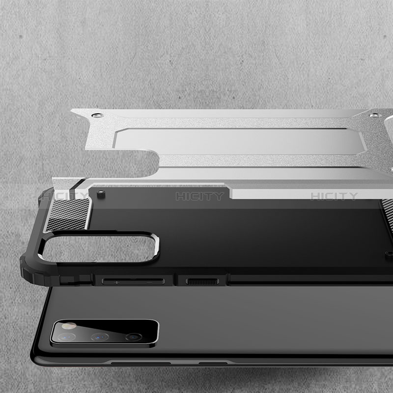 Silikon Hülle Handyhülle und Kunststoff Schutzhülle Hartschalen Tasche WL1 für Samsung Galaxy S20 Lite 5G groß