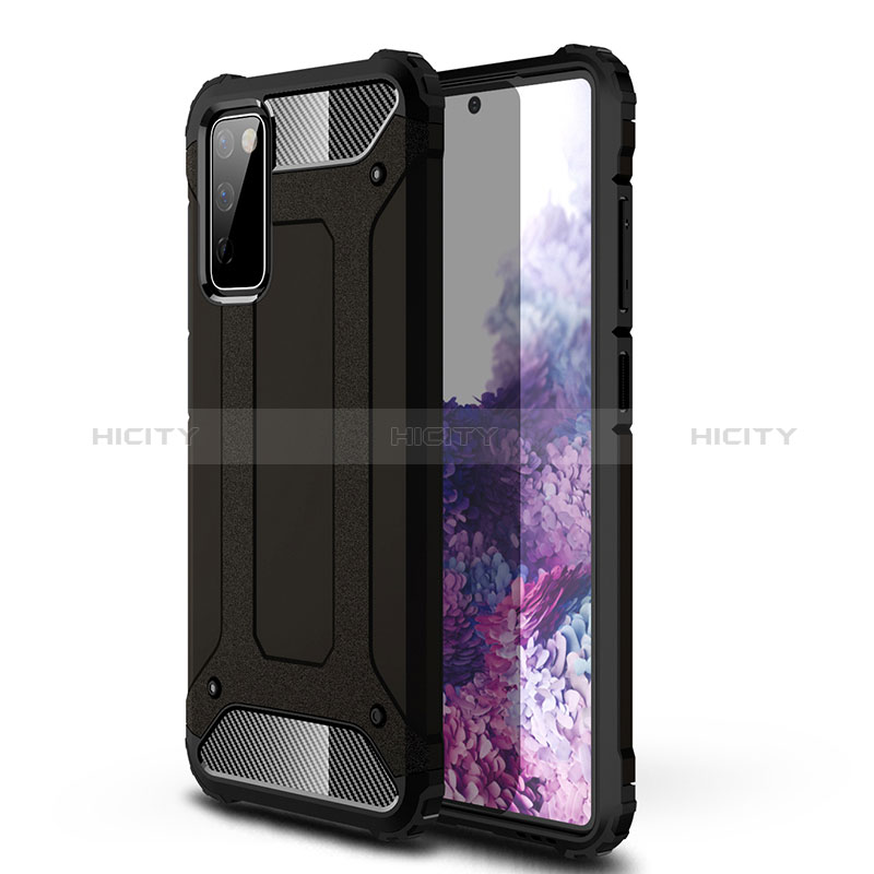 Silikon Hülle Handyhülle und Kunststoff Schutzhülle Hartschalen Tasche WL1 für Samsung Galaxy S20 Lite 5G groß