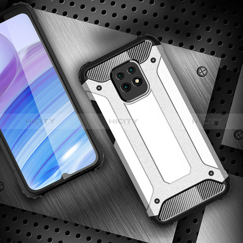 Silikon Hülle Handyhülle und Kunststoff Schutzhülle Hartschalen Tasche WL1 für Xiaomi Redmi 10X Pro 5G