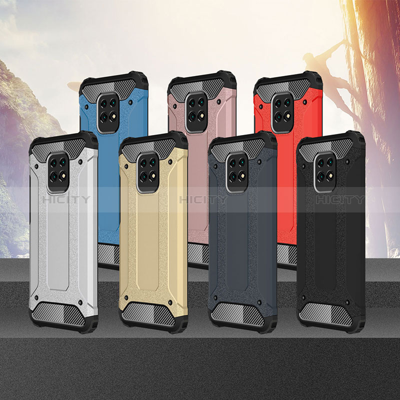 Silikon Hülle Handyhülle und Kunststoff Schutzhülle Hartschalen Tasche WL1 für Xiaomi Redmi 10X Pro 5G groß