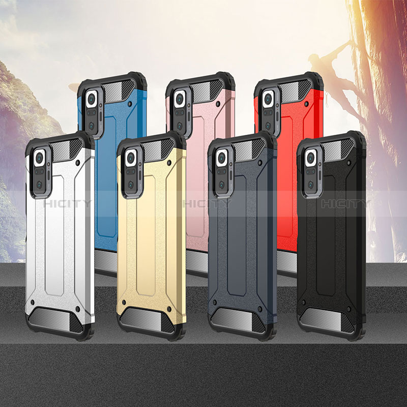 Silikon Hülle Handyhülle und Kunststoff Schutzhülle Hartschalen Tasche WL1 für Xiaomi Redmi Note 10 Pro Max