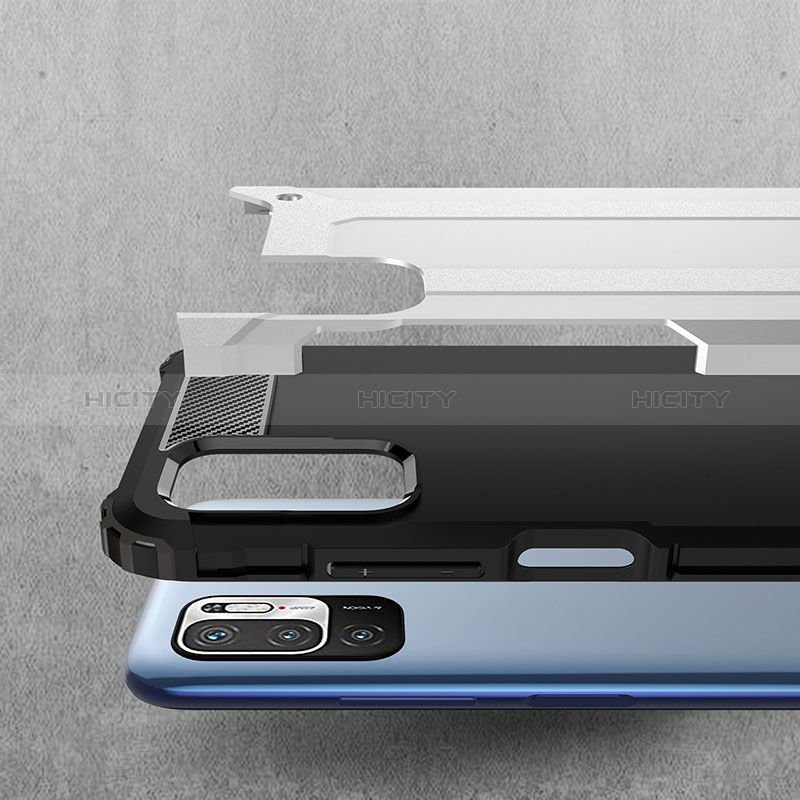 Silikon Hülle Handyhülle und Kunststoff Schutzhülle Hartschalen Tasche WL1 für Xiaomi Redmi Note 10T 5G