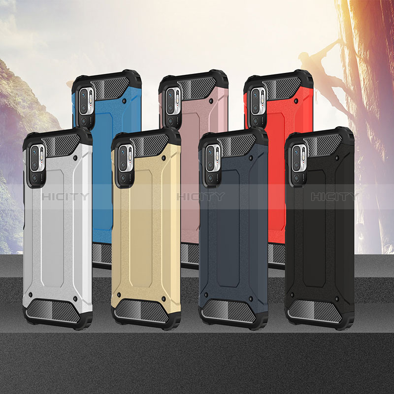 Silikon Hülle Handyhülle und Kunststoff Schutzhülle Hartschalen Tasche WL1 für Xiaomi Redmi Note 10T 5G groß