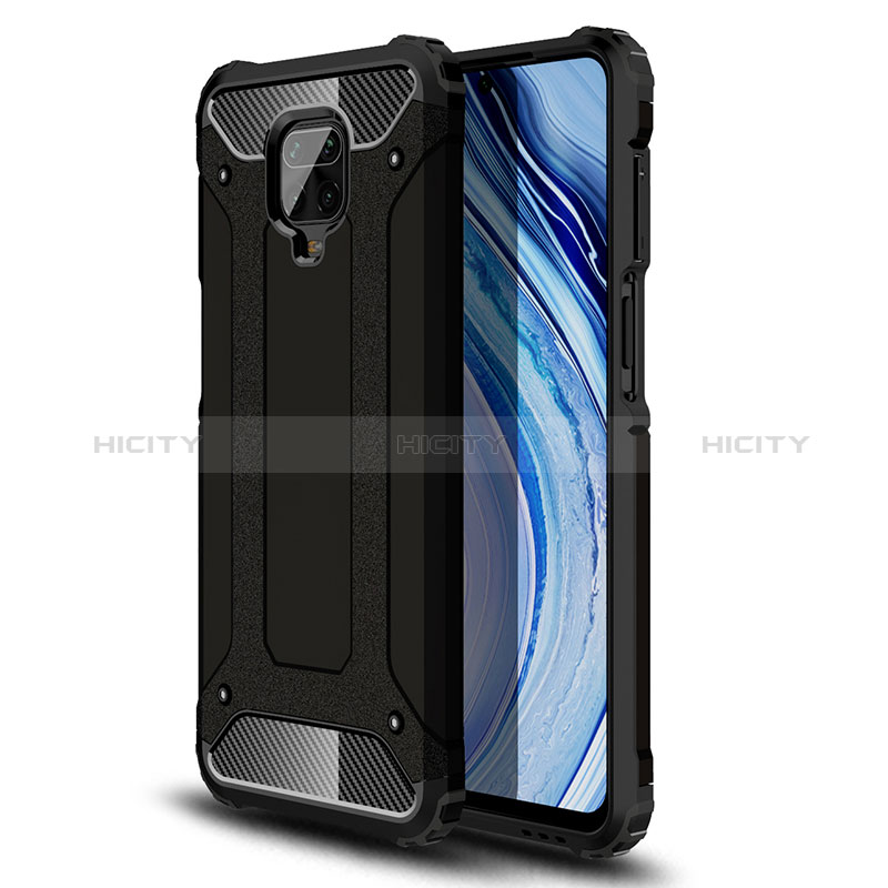 Silikon Hülle Handyhülle und Kunststoff Schutzhülle Hartschalen Tasche WL1 für Xiaomi Redmi Note 9S