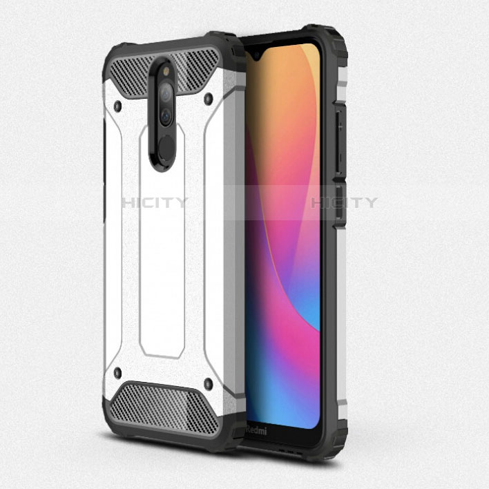 Silikon Hülle Handyhülle und Kunststoff Schutzhülle Tasche für Xiaomi Redmi 8 groß