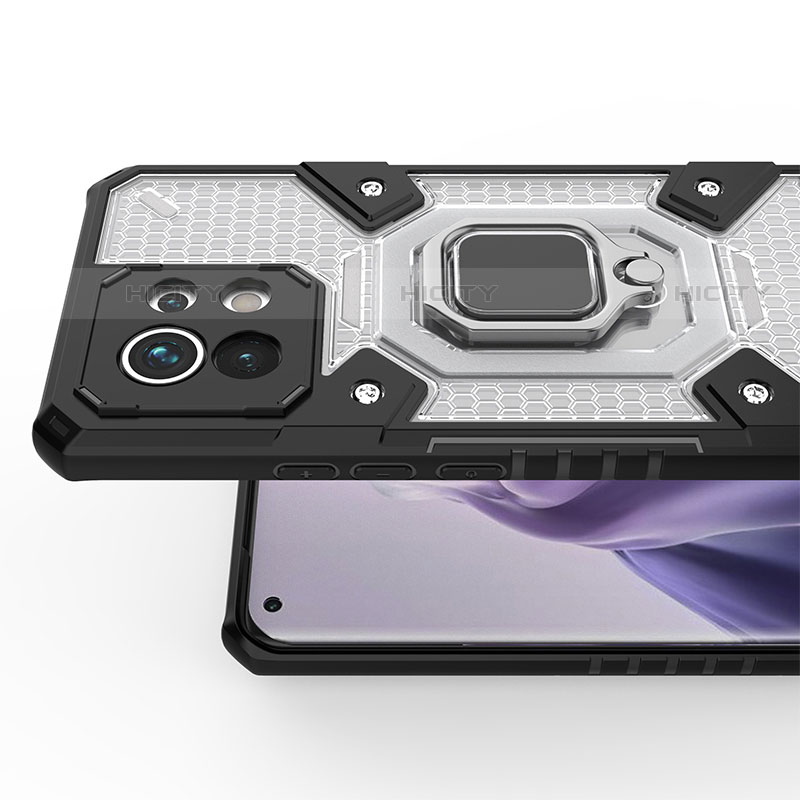 Silikon Hülle Handyhülle und Kunststoff Schutzhülle Tasche mit Magnetisch Fingerring Ständer R10 für Xiaomi Mi 11 Lite 5G