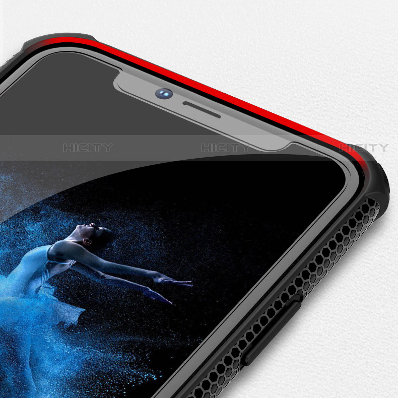 Silikon Hülle Handyhülle und Kunststoff Schutzhülle Tasche mit Magnetisch Ständer A01 für Apple iPhone 11 Pro