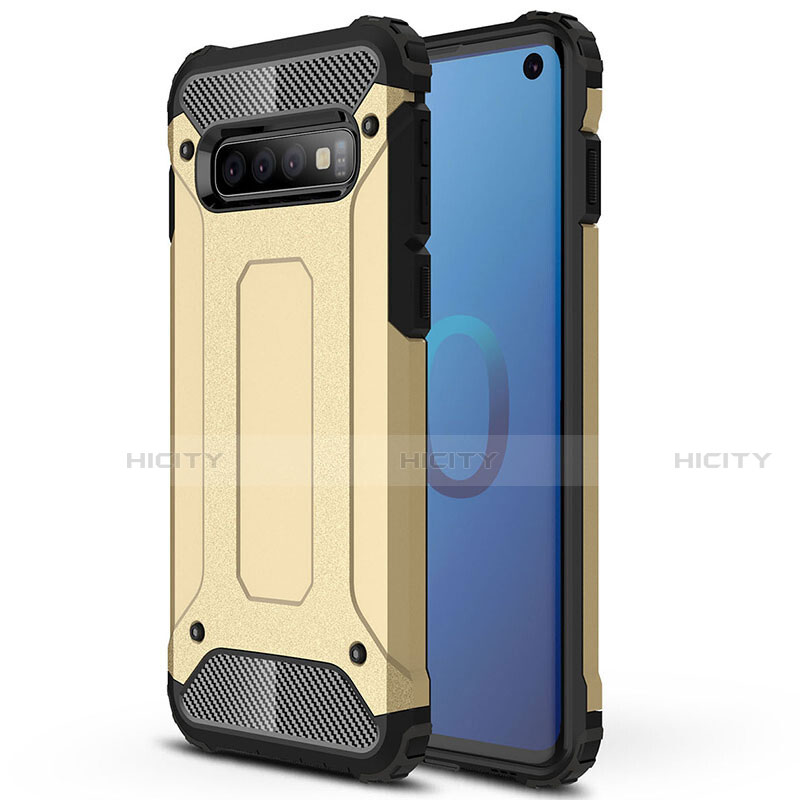 Silikon Hülle Handyhülle und Kunststoff Schutzhülle Tasche R01 für Samsung Galaxy S10