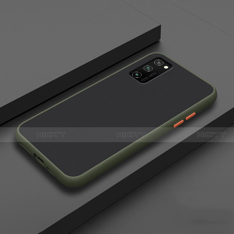 Silikon Hülle Handyhülle und Kunststoff Schutzhülle Tasche R02 für Huawei Honor View 30 5G Cyan