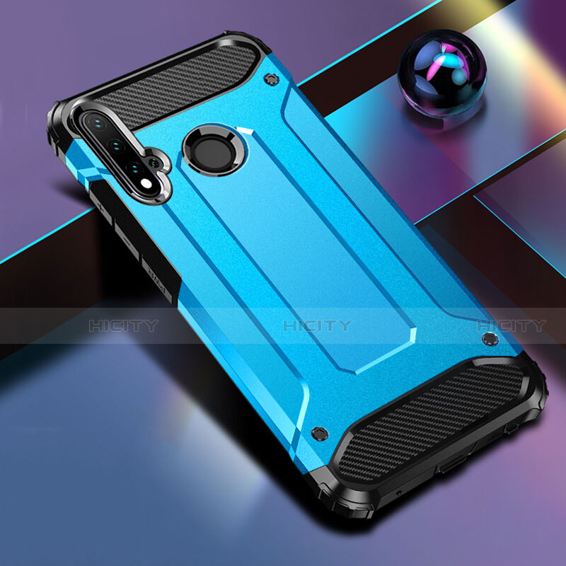 Silikon Hülle Handyhülle und Kunststoff Schutzhülle Tasche R02 für Huawei Nova 5i