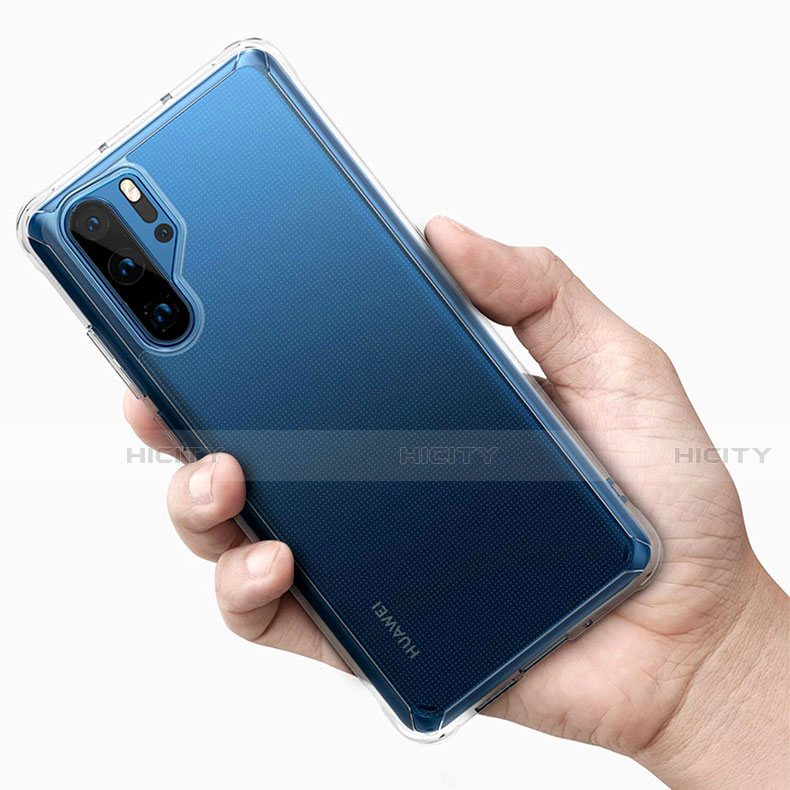 Silikon Hülle Handyhülle und Kunststoff Schutzhülle Tasche R02 für Huawei P30 Pro New Edition groß