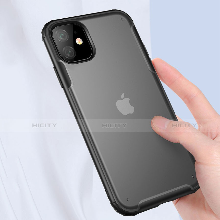 Silikon Hülle Handyhülle und Kunststoff Schutzhülle Tasche T01 für Apple iPhone 11 groß