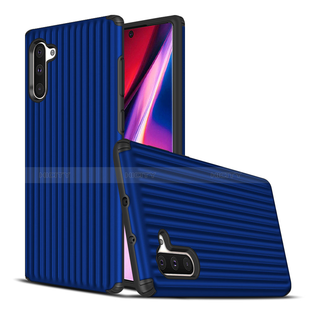 Silikon Hülle Handyhülle und Kunststoff Schutzhülle Tasche U02 für Samsung Galaxy Note 10