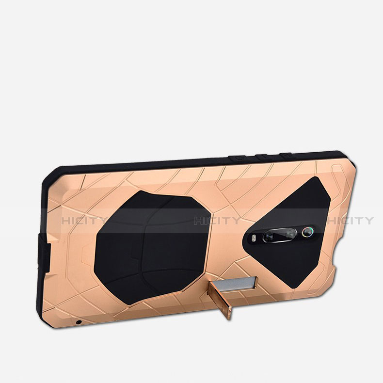 Silikon Hülle Handyhülle und Kunststoff Schutzhülle Tasche Vorder und Rückseite 360 Grad Ganzkörper R01 für Xiaomi Mi 9T Pro groß