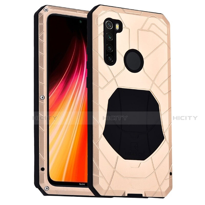 Silikon Hülle Handyhülle und Kunststoff Schutzhülle Tasche Vorder und Rückseite 360 Grad Ganzkörper R01 für Xiaomi Redmi Note 8 Gold Plus