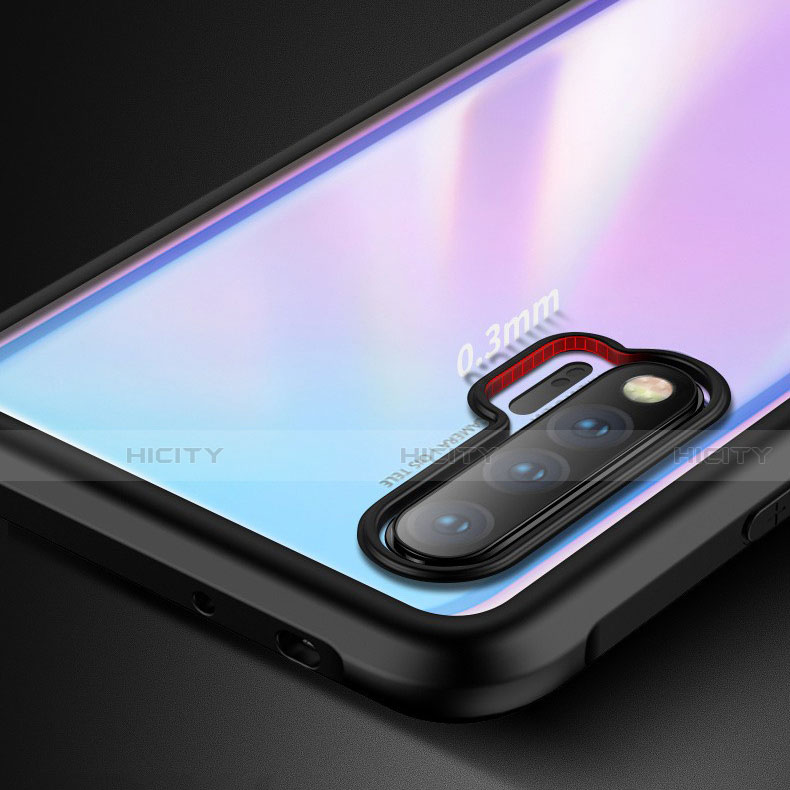 Silikon Hülle Handyhülle und Kunststoff Schutzhülle Tasche Z01 für Huawei Nova 6 groß