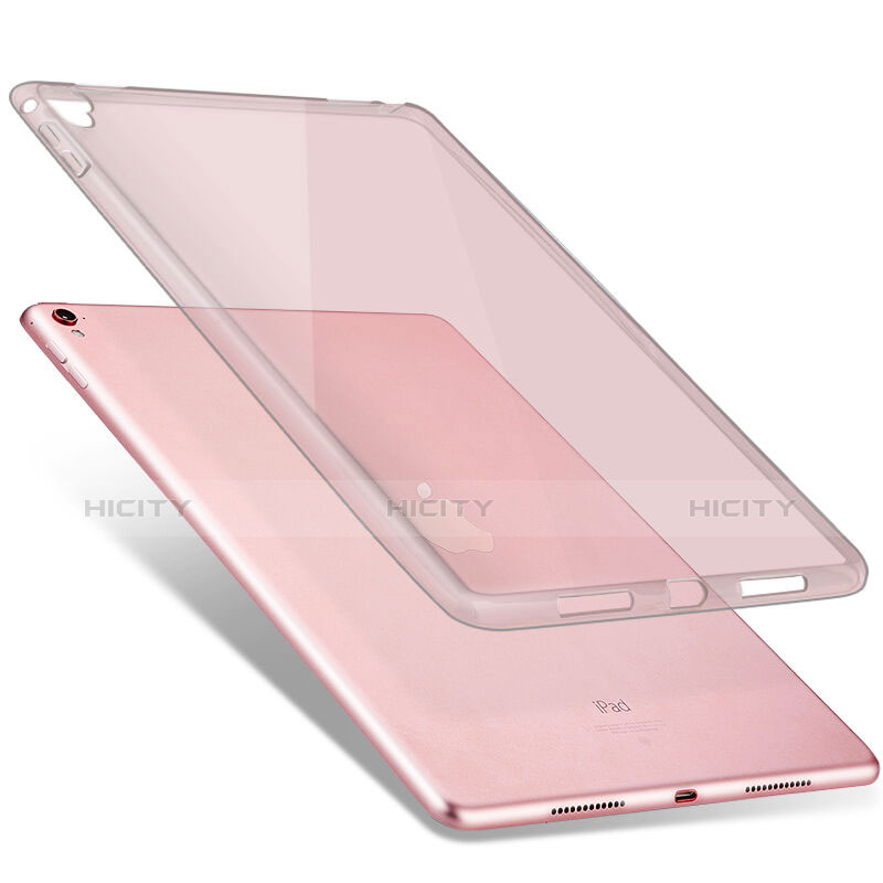 Silikon Hülle Ultra Dünn Schutzhülle Durchsichtig Transparent für Apple iPad Pro 9.7 Rosa