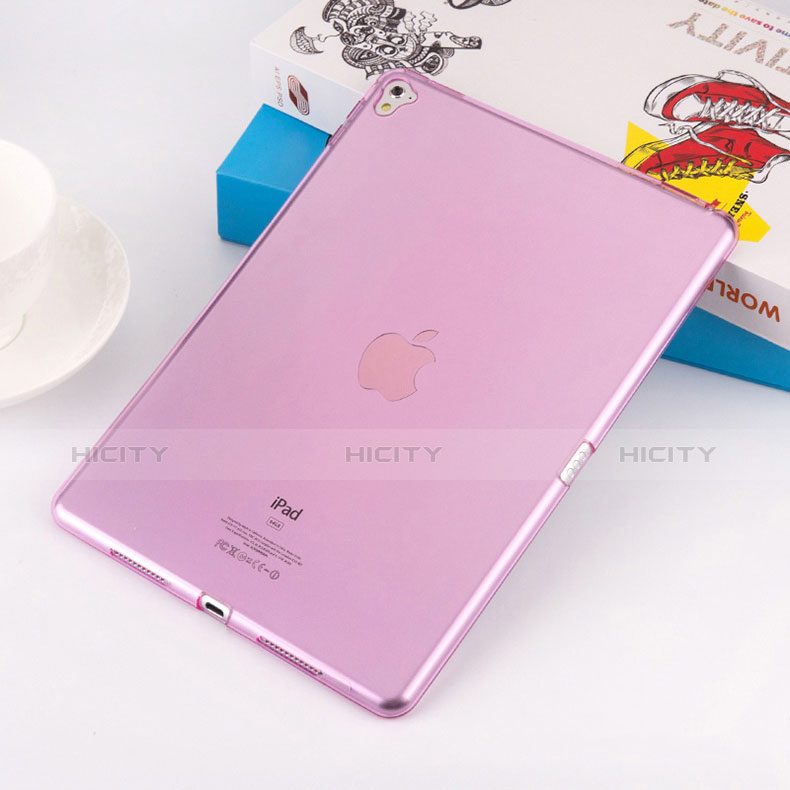 Silikon Hülle Ultra Dünn Schutzhülle Durchsichtig Transparent für Apple iPad Pro 9.7 Rosa