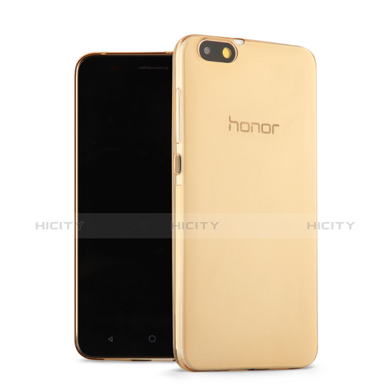 Silikon Hülle Ultra Dünn Schutzhülle Durchsichtig Transparent für Huawei Honor 4X Gold