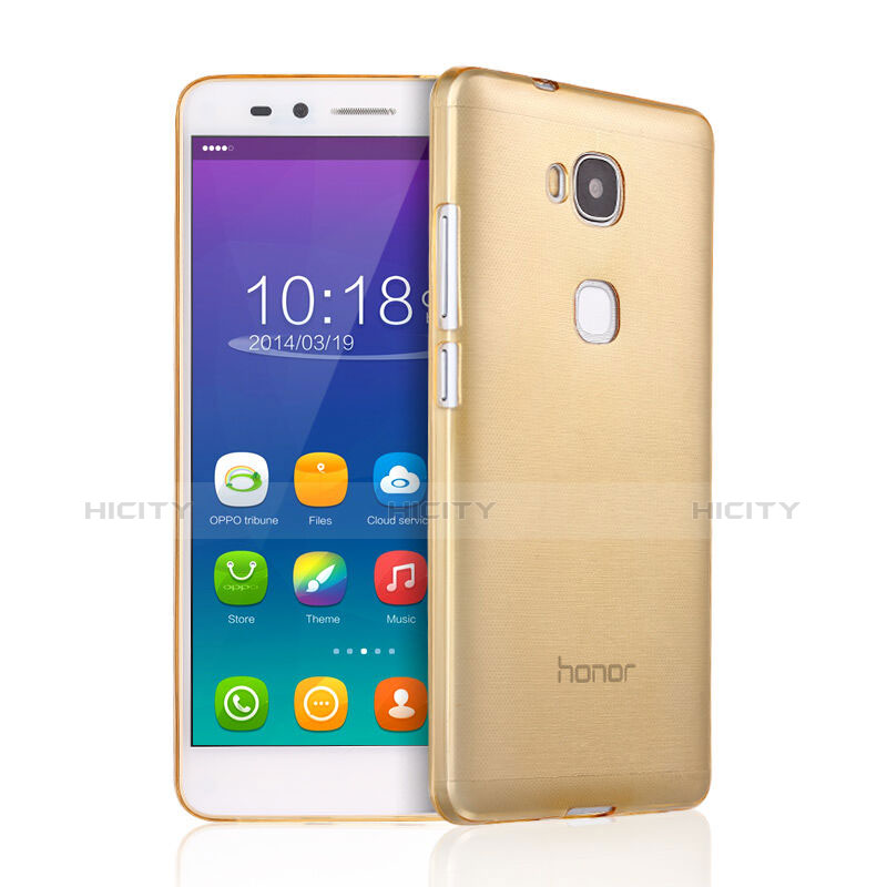 Silikon Hülle Ultra Dünn Schutzhülle Durchsichtig Transparent für Huawei Honor 5X Gold