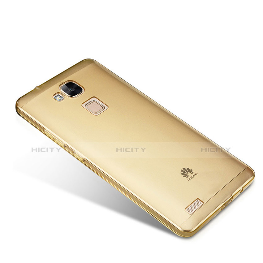 Silikon Hülle Ultra Dünn Schutzhülle Durchsichtig Transparent für Huawei Mate 7 Gold