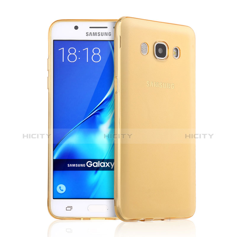 Silikon Hülle Ultra Dünn Schutzhülle Durchsichtig Transparent für Samsung Galaxy J5 (2016) J510FN J5108 Gold