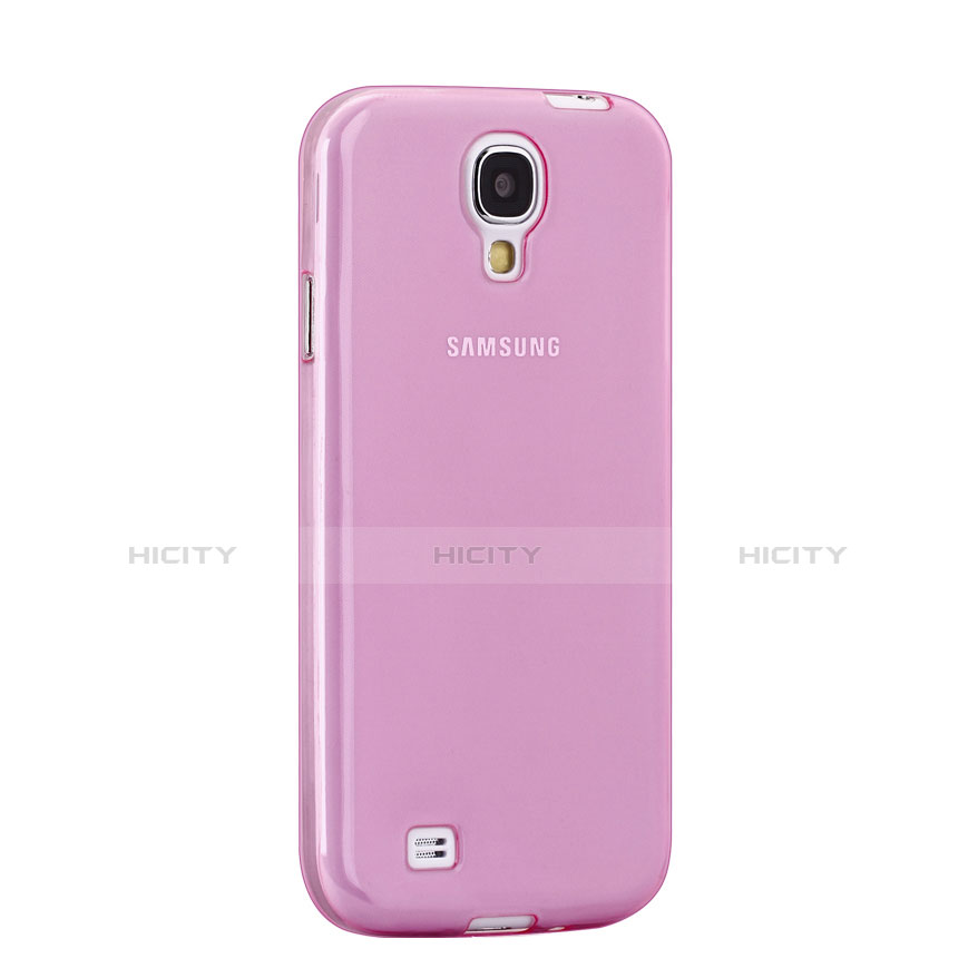 Silikon Hülle Ultra Dünn Schutzhülle Durchsichtig Transparent für Samsung Galaxy S4 IV Advance i9500 Rosa