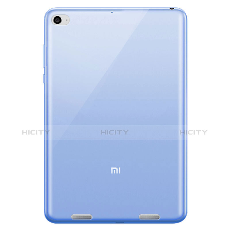 Silikon Hülle Ultra Dünn Schutzhülle Durchsichtig Transparent für Xiaomi Mi Pad 2 Blau