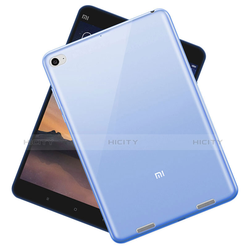 Silikon Hülle Ultra Dünn Schutzhülle Durchsichtig Transparent für Xiaomi Mi Pad 2 Blau