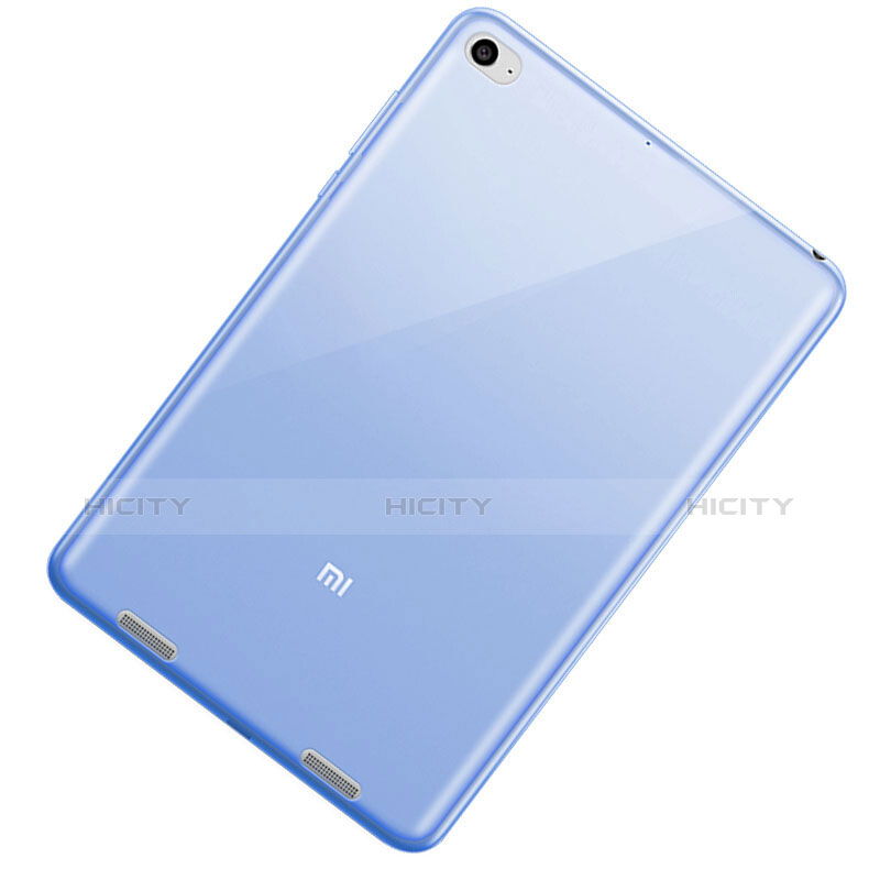 Silikon Hülle Ultra Dünn Schutzhülle Durchsichtig Transparent für Xiaomi Mi Pad 2 Blau