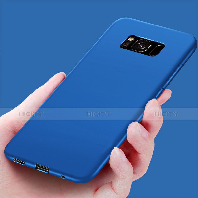 Silikon Schutzhülle Gummi Tasche für Samsung Galaxy S8 Plus Blau