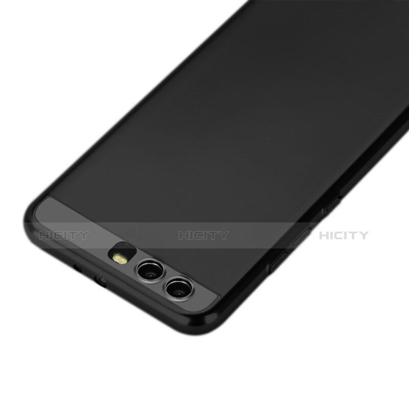 Silikon Schutzhülle Gummi Tasche Gel für Huawei P10 Plus Schwarz