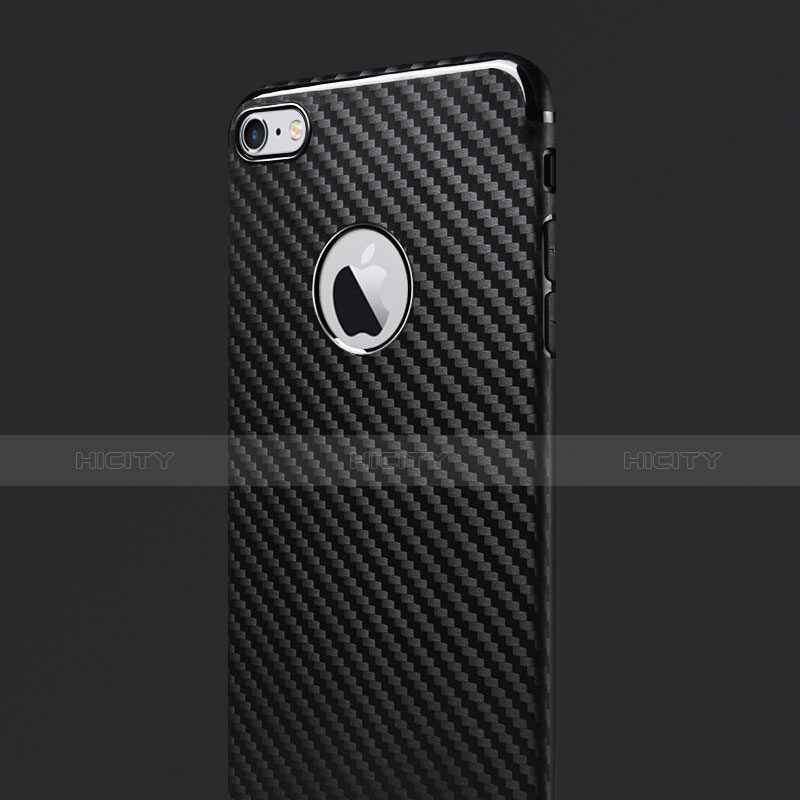 Silikon Schutzhülle Gummi Tasche Köper für Apple iPhone 7 Schwarz