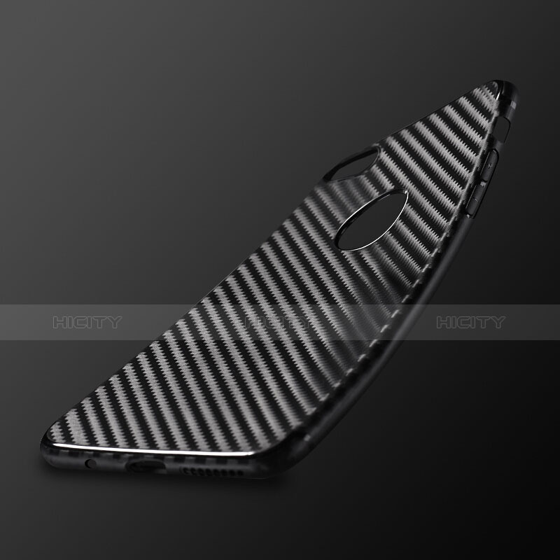 Silikon Schutzhülle Gummi Tasche Köper für Apple iPhone 7 Schwarz