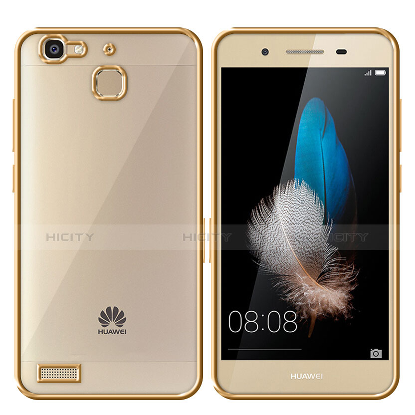 Silikon Schutzhülle Rahmen Tasche Durchsichtig Transparent Matt für Huawei Enjoy 5S Gold