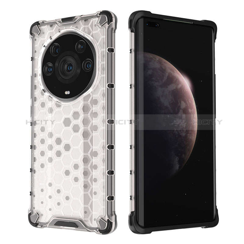 Silikon Schutzhülle Rahmen Tasche Hülle Durchsichtig Transparent 360 Grad Ganzkörper AM1 für Huawei Honor Magic3 Pro+ Plus 5G