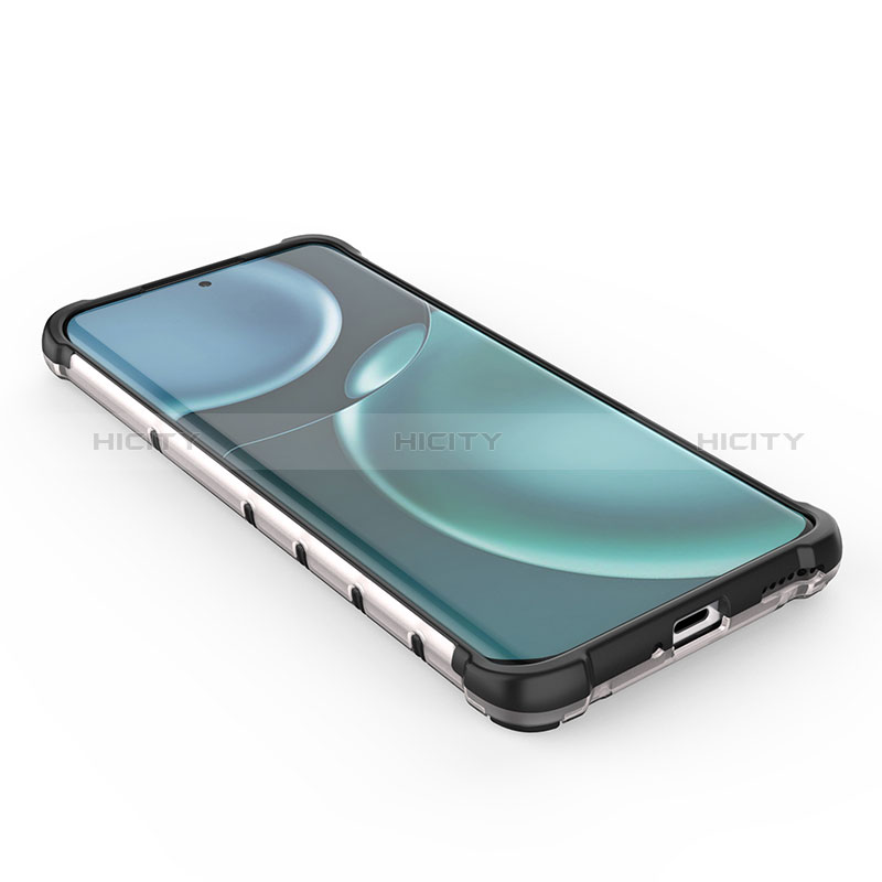 Silikon Schutzhülle Rahmen Tasche Hülle Durchsichtig Transparent 360 Grad Ganzkörper AM1 für Huawei Honor Magic4 5G groß