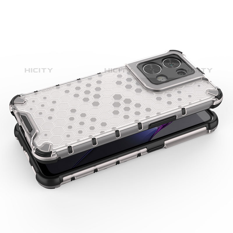 Silikon Schutzhülle Rahmen Tasche Hülle Durchsichtig Transparent 360 Grad Ganzkörper AM1 für Oppo Reno9 Pro 5G groß