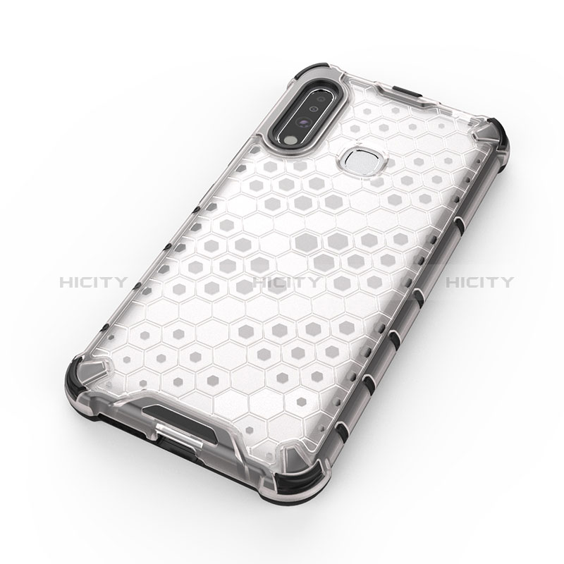 Silikon Schutzhülle Rahmen Tasche Hülle Durchsichtig Transparent 360 Grad Ganzkörper AM1 für Samsung Galaxy A70E