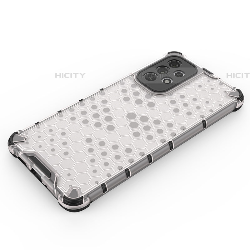 Silikon Schutzhülle Rahmen Tasche Hülle Durchsichtig Transparent 360 Grad Ganzkörper AM1 für Samsung Galaxy A73 5G groß