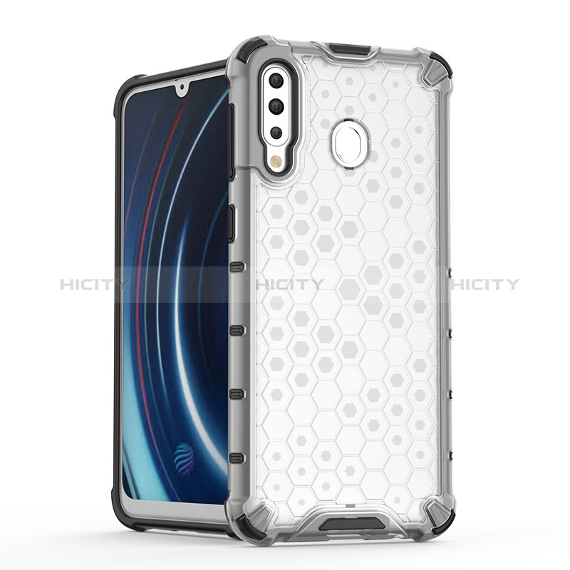 Silikon Schutzhülle Rahmen Tasche Hülle Durchsichtig Transparent 360 Grad Ganzkörper AM1 für Samsung Galaxy M30 groß